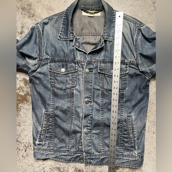 Marc by Marc Jacobs military strip Denim Jacket. Size Large - Picture 7 of 10